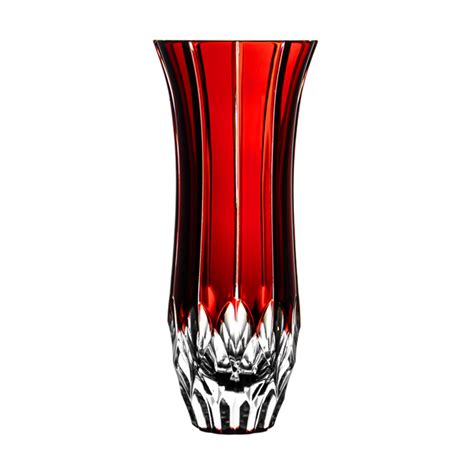 What is Ruby Red Crystal Vase. . Ajka crystal vase